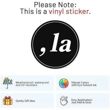 Kamala Harris Vinyl Sticker - 5" Waterproof Decal