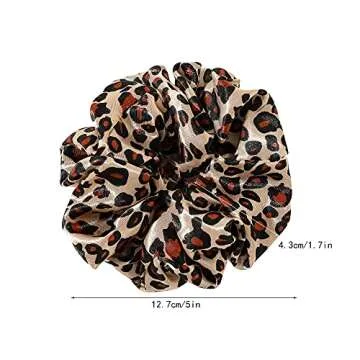 Premium Silk Satin Hair Scrunchies Set for Women and Girls