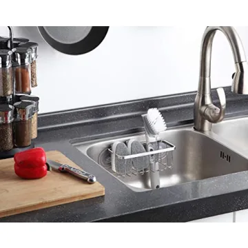 Deluxe Stainless Steel Kitchen Sink Holder for Sponges