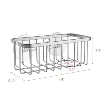 Deluxe Stainless Steel Kitchen Sink Holder for Sponges