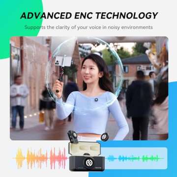 Hollyland Lark M2 Wireless Lavalier Microphone (2TX+1RX) for Camera, iPhone, Android, PC, 48kHz/24-bit Audio, Mini Mic, 40H Battery Life, Noise Cancellation, 300m Los Range for Vlog Youtuber-Black