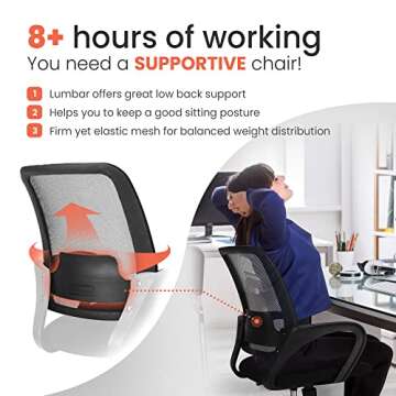 NEO CHAIR Ergonomic Mesh Office Chair for Comfort