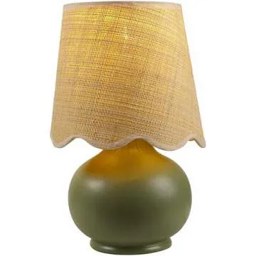 BoutiqueRugs Theisseil Boho Ceramic Table Lamp 13"