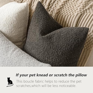 Foindtower Boucle Pillow Covers for Stylish Home Decor