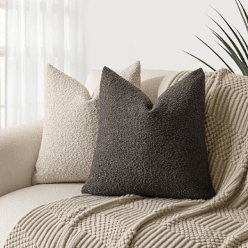 Foindtower Boucle Pillow Covers for Stylish Home Decor