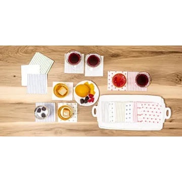 Elegant Vietri Papersoft Capri Red Cocktail Napkins Pack of 20