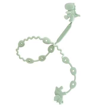 PandaEar 8 Pack Baby Toy Straps & Clips for Boys & Girls