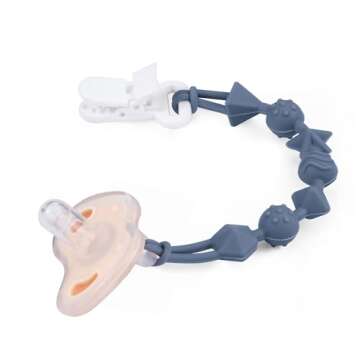 PandaEar 8 Pack Baby Toy Straps & Clips for Boys & Girls