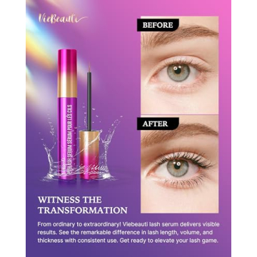 VieBeauti Eyelash Growth Serum for Fuller Lashes & Brows
