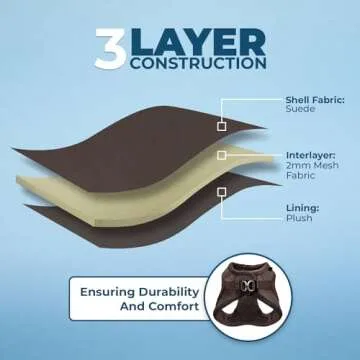 Voyager Step-in Plush Dog Harness for Ultimate Comfort