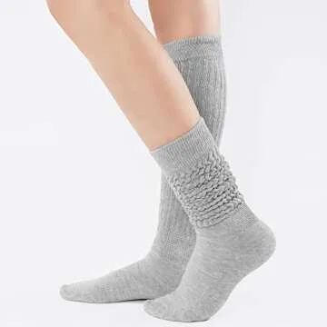 Stylish Witwot 3 Pair Slouch Socks for Women