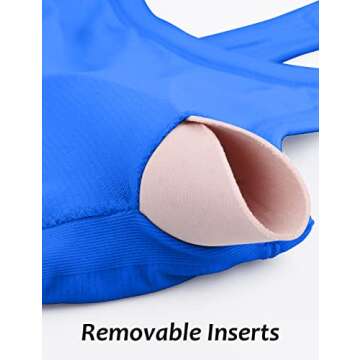 MathCat Workout Tank Tops for Women with Built in Bra, Sleeveless Gym Tops Seamless Racerback Athletic Yoga Shirts