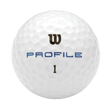WILSON Profile Distance Golf Ball 36 Pack - Maximize Your Game with Distance and Control