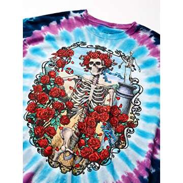 Liquid Blue Grateful Dead 30th Anniversary Tie-Dye T-Shirt