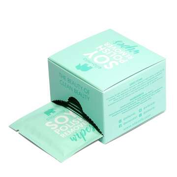 ella+mila Non-Acetone Nail Polish Remover Wipes - 12 Pack