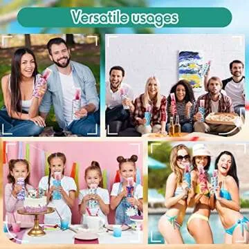 10 Pcs Freezer Pop Sleeve Insulator ice lolly Sleeve Neoprene ice lolly Holders for Kids Washable ice lolly Sleeve Reusable ice lolly Bags for Kitchen Home Party Supplies