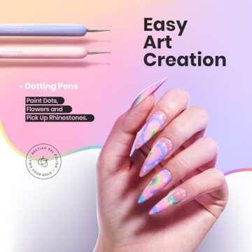 Beetles Nail Art Brushes Set for Creative Nail Designs