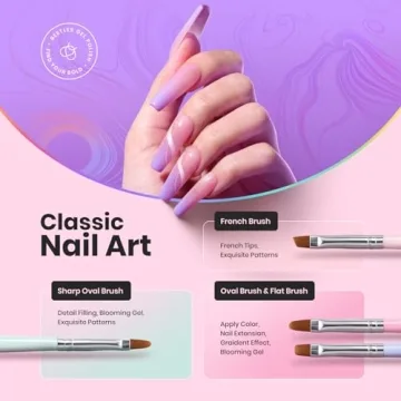 Beetles Nail Art Brushes Set for Creative Nail Designs