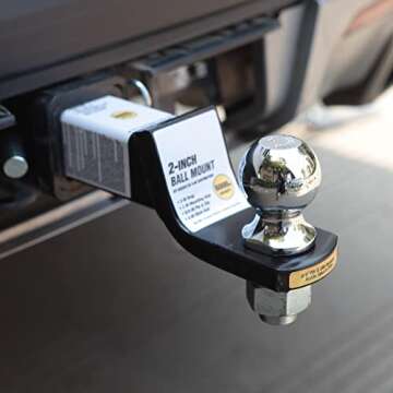 Torin ATRLY2002B 2" Trailer Hitch Ball - 3 Ton Capacity