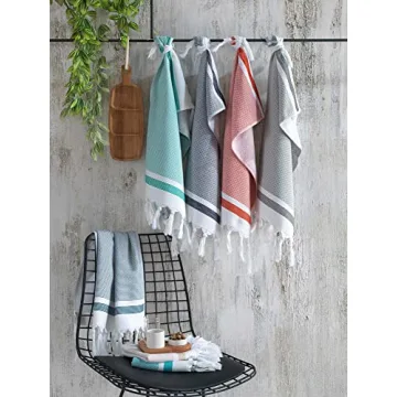 Luxurious Sea Me At Home Turkish Hand Towels Set