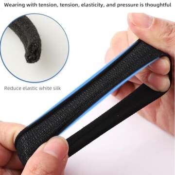 100 Pcs Cotton Hair Ties No Damage Strong Hold for Women