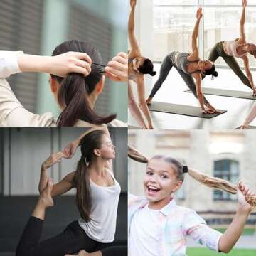 100 Pcs Cotton Hair Ties No Damage Strong Hold for Women