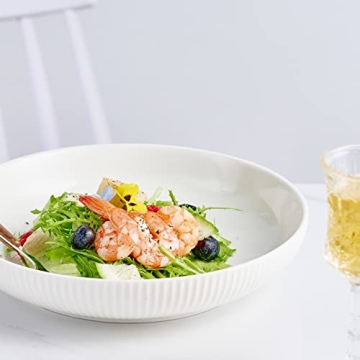 Getstar Large Pasta Bowls Set of 6 - Stylish & Safe