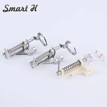 3pcs Premium Free Motion Sewing Machine Feet Set for Home Use