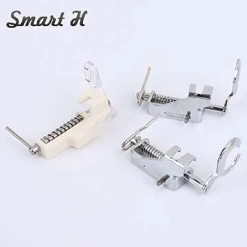 3pcs Premium Free Motion Sewing Machine Feet Set for Home Use