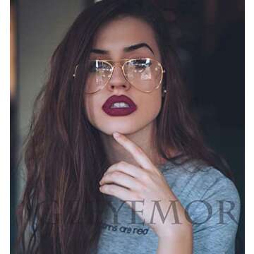 Classic Aviator Blue Light Glasses for Men and Women