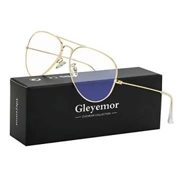 Classic Aviator Blue Light Glasses for Men and Women