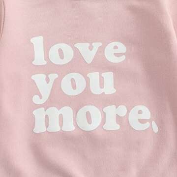 Toddler Unisex Love You More Crewneck Sweatshirt
