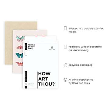 Vintage Butterfly Wall Art Prints for Home Decor