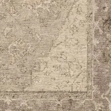 RUGGABLE x Maral Heriz Washable 2x7 Runner Rug, Creme, Premium Vintage Rugs for Hallway, Kitchen, Entryway, Living Room, Bedroom, Office with Gripper Non Slip Pad