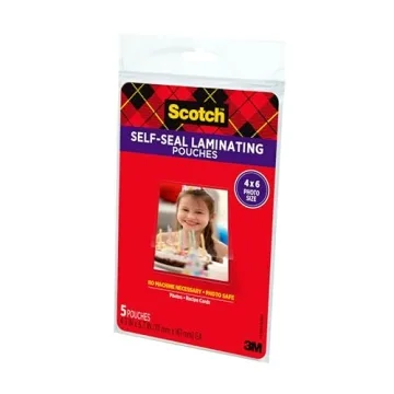 Scotch Self-Sealing Laminating Pouches for Easy Preservation