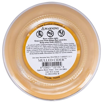 Tyler Mulled Cider Scented Candle 22oz Fall Aroma Gift