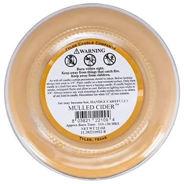 Tyler Mulled Cider Scented Candle 22oz Fall Aroma Gift