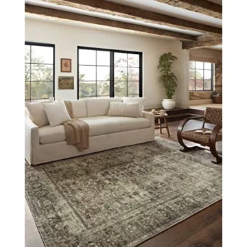 Loloi Magnolia Home by Joanna Gaines Sinclair Collection Area Rug: Soft, Stylish & Machine Washable