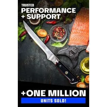 Dalstrong Boning Knife - 6 inch - Shogun Series ELITE - Damascus - AUS-10V Japanese Steel - Fillet Knife Gift - Carving, Boning, Trimming, Deboning - Black G10 Handle - Sheath Included