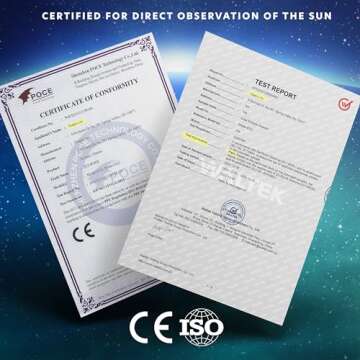 Eclipsee Solar Eclipse Glasses with UV Protection Coating - CE & ISO certified viewing glasses for f...