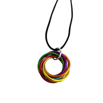 Möbii Necklaces (Multicolor) Pendant Combos for Stylish Fidgeting
