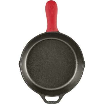 Lodge Cast Iron Skillet with Silicone Hot Handle