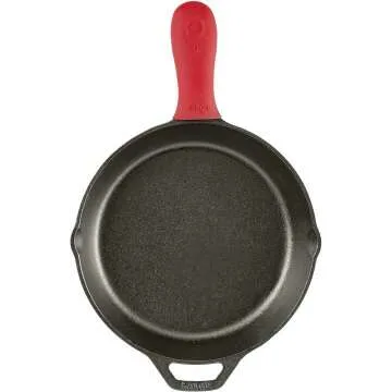 Lodge Cast Iron Skillet with Silicone Hot Handle