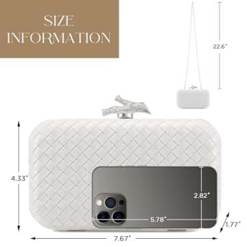 Elegant CHUNLI Clutch Purses for Women - Perfect for Events