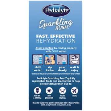 Pedialyte Sparkling Rush Cherry Electrolyte Powder