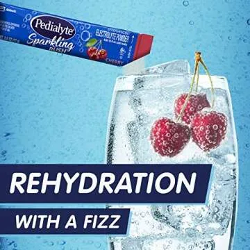 Pedialyte Sparkling Rush Cherry Electrolyte Powder