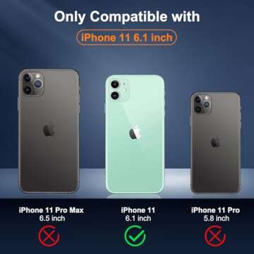 SUPFINE Magnetic for iPhone 11 Phone Case(Compatible with MagSafe)(Military Grade Drop Protection) S...