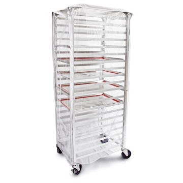 Heavy-Duty 20-Tier Bun Pan Rack Cover for Bakeries