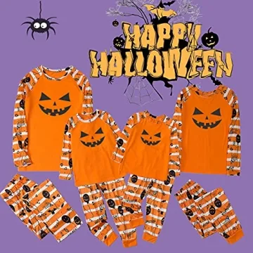 Family Matching Halloween Pajamas Set for All Ages