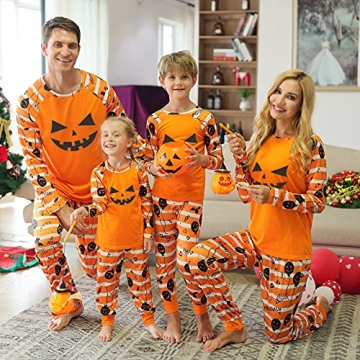 Family Matching Halloween Pajamas Set for All Ages